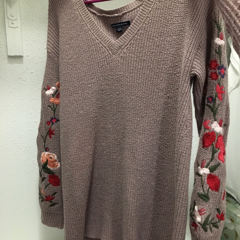 American Eagle Embroidered sweater